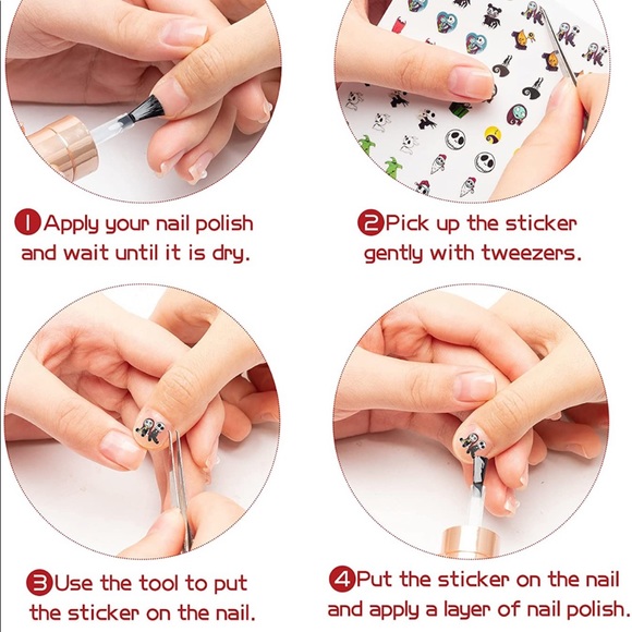 💀🎃 Nightmare Before Christmas Nail Decals- 104! - Picture 8 of 8